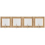  Vrata za pse s postoljem 4 pcs Hrast artisan 60 x 60 cm | shoptok.hr