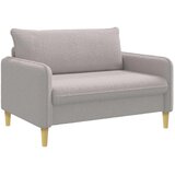  XXL fotelja Svjetlosiva Bouclé - Svjetlosiva 110 cm | shoptok.hr