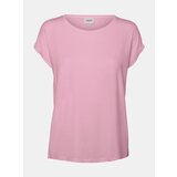 AWARE by VERO MODA Pink loose basic T-shirt Ava - Women | Shoptok.si