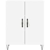  Visoka komoda bijela 69,5x34x180 cm konstruirano drvo | shoptok.hr