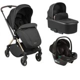 Kolica Lanah 3in1 set sa autosedištem I-Prime I-size i tvrdom korpom Black KKB21147 SET | Eponuda.com
