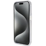  Originalna GUESS Hardcase GUHMP15XHRSGSD torbica za iPhone 15 Pro Max (Magsafe / Glitter Script Logo / stalak za prsten / prozirna) | shoptok.hr