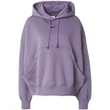Nike Sportswear Sweater majica 'PHOENIX FLEECE' lila / crna