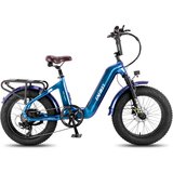 Fafrees Mestno električno kolo F20 Master, karbonska vlakna, 48V 22,5Ah baterija, Aurora modra, (5000009007) | Shoptok.si