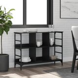  Komoda crna 102 x 32 x 73,5 cm od konstruiranog drva | shoptok.hr