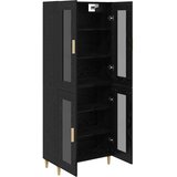  Highboard Crni hrast 69,5 x 34 x 180 cm Konstruirano drvo | shoptok.hr