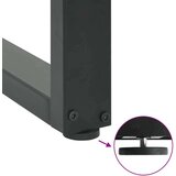  Noge za stolić U-oblika 2 kom antracit 50x(30-31) cm čelik | shoptok.hr