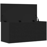  Kutija za pohranu crna 100x42x46 cm od konstruiranog drva | shoptok.hr