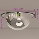  Potpuno kupolasto prometno ogledalo Ø40 cm akrilno | shoptok.hr