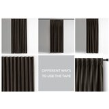 Restilo Rjava žametna zavesa za delno zatemnitev 140x270 cm – | Shoptok.si