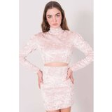 Fashion Hunters BSL Pink Velor Top | shoptok.hr