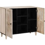 vidaXL Strani šal Bela 33,5 x 90 x 75 cm | Shoptok.si