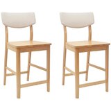  Trpezarijske stolice 2 pcs Prirodna 48 x 49 x 95 cm | Eponuda.ba
