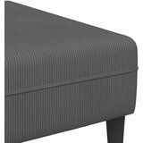  Tkaninska sofa s jastukom Tamno siva Baršunasta tkanina | shoptok.hr