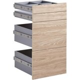 Based set predalov unit, barva hrasta, 4 kos, š. 45 cm | Shoptok.si