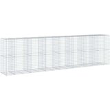 vidaXL Gabionska košara s poklopcem 750x100x200 cm pocinčano željezo | shoptok.hr