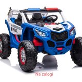 Lean_Toys Xxl otroški avto na akumulator 24V 4x4 XB-2118 Police Modra lea | Shoptok.si
