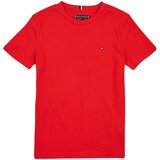 Tommy Hilfiger Majice s kratkimi rokavi ESSENTIAL COTTON TEE S/S Rdeča | Shoptok.si