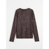Sinsay Bluza s dugim rukavima u leopard uzorku Slike