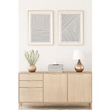 Wallity Uramljena slika Huhu2, 35x50 cm , 2 dela | ePonuda.com
