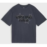 Sinsay Pamučna majica s ukrasnim šiljcima | shoptok.hr