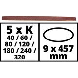 Einhell Brusni papir za tračnu brusilicu set 9 x 457, 35/1 ZA TE-BF 18 Li | shoptok.hr