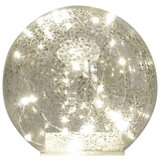 Emos LED božična steklena krogla - zlata, 15 cm, 3x AA, notranja, toplo bela Cene