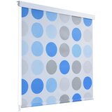 vidaXL Rolo zastor za tuš 140 x 240 cm s uzorkom krugova Cijene