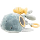 Nattou romeo, jules & sally aktivna igračka whale sally marble green 30 cm | shoptok.hr