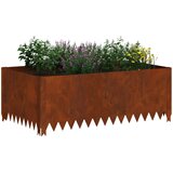  Ograda oko Travnjaka 100 x 60 x 35 cm Čelik Rđa | shoptok.hr