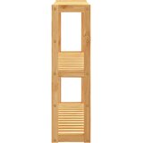  Kupaonska polica s 3 razine zidna 60 x 15 x 54 cm od bambusa | shoptok.hr