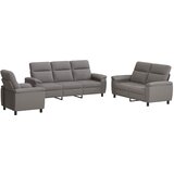  Set sofe 3 pcs Sivosmeđa Tkanina | shoptok.hr
