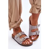 Kesi Women's slippers Cortina Grey on cork sole | shoptok.hr