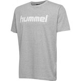 Hummel majica za dečake hmlgo kids cotton logo t-shirt s/s siva Cene'.'