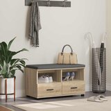  Klupa za hodnik s jastukom Sonoma hrast 80 x 38 x 46 cm | shoptok.hr