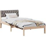  Okvir kreveta Smeđa i taupe 90 x 190 cm Masivna borovina | shoptok.hr