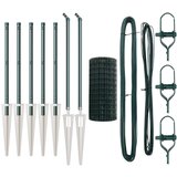 Euro Ograda sa 7 šiljaka 0.4x10 m Galvanska Čelična Zelena | shoptok.hr