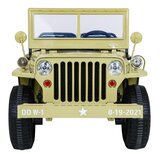  Auto na akumulator Retro Military - 4x4 - bež | shoptok.hr