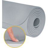 Rebel ACTIVE Strunjača prostirka za jogu, pilates i fitnes 200x90cm debljina 1 cm TPE siva RBA-3159-GY | Eponuda.com