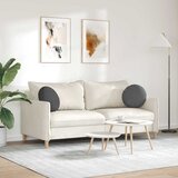  Jastučići za sjedenje 2 pcs Tamno siva Ø 40 cm Kordura tekstil | Eponuda.com