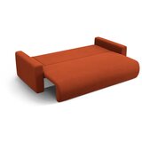 Cosmopolitan Design Opečnato oranžna žametna raztegljiva sedežna garnitura s prostorom za shranjevanje 238 cm Belfast – | Shoptok.si
