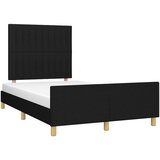  Okvir kreveta bez madraca crni 120x190 cm od tkanine | shoptok.hr