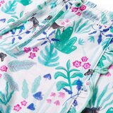  Dječje kratke hlače s vezicom prljavo bijela i tamna boja mente 116 | shoptok.hr