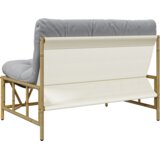 vidaXL vrtna klupa s jastukom 110x80x71 cm čelik | shoptok.hr