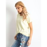 BASIC Feel Good T-shirt-RV-TS-4838.13P-light yellow | shoptok.hr
