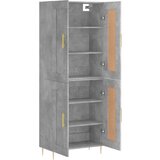  Visoka komoda siva betona 69,5x34x180 cm od konstruiranog drva | shoptok.hr