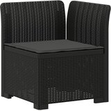  Kauč za vrt s 7 sjedala i jastučićima u rattan izgledu PP | shoptok.hr