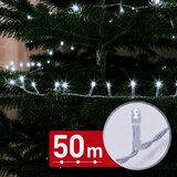 Family Christmas LED niz božičnih lučk 50 m hladno bela svetloba 1000 LED 100-240V 9W - prozoren kabel u