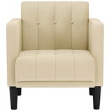 SOFA s naslonima za ruke krem boje 53 cm tkanina | Shoptok.si