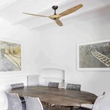 Faro 33519 - Plafonski ventilator MOREA, braon, prečnika 152 cm + daljinski upravljač | Eponuda.com